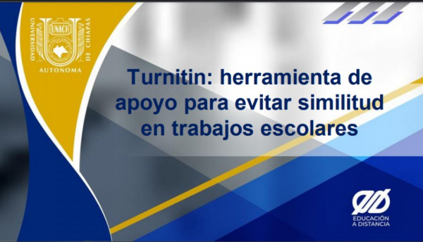 Herramientas de verificaci&oacute;n de originalidad: Turnitin